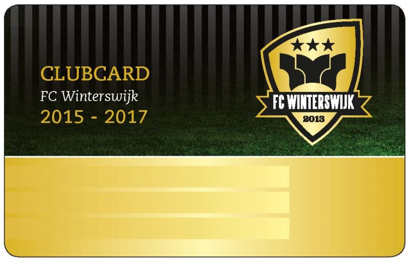 Afbeelding: FC Winterswijk Clubcard Voorzijde