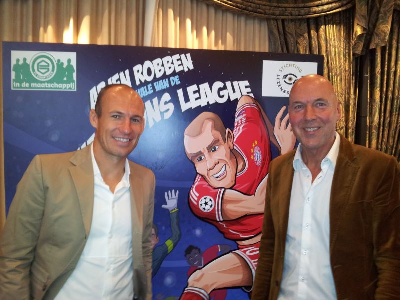 Afbeelding: Arjen Robben en Fred Diks