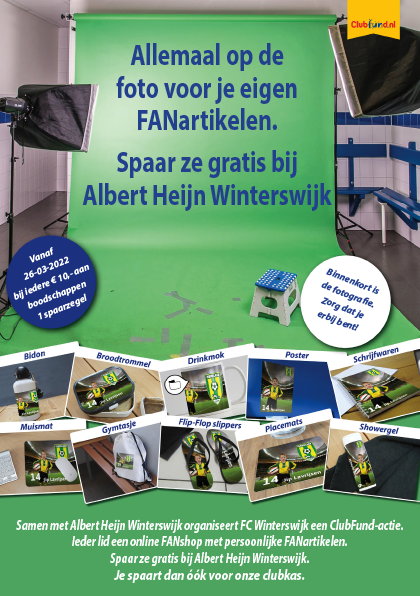Afbeelding: FCW actie clubfund AH 2022